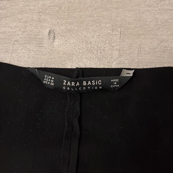 Zara suede black jacket - Picture 3 of 7